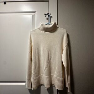 Old Navy Cream Cowl Neck Sweater
